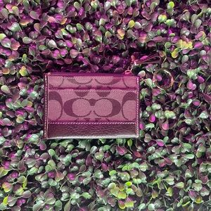 EUC Brown Coach Card Holder